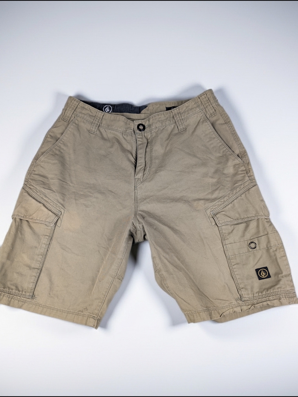 Volcom Cargo Shorts Men's Size 30 Khaki Pockets